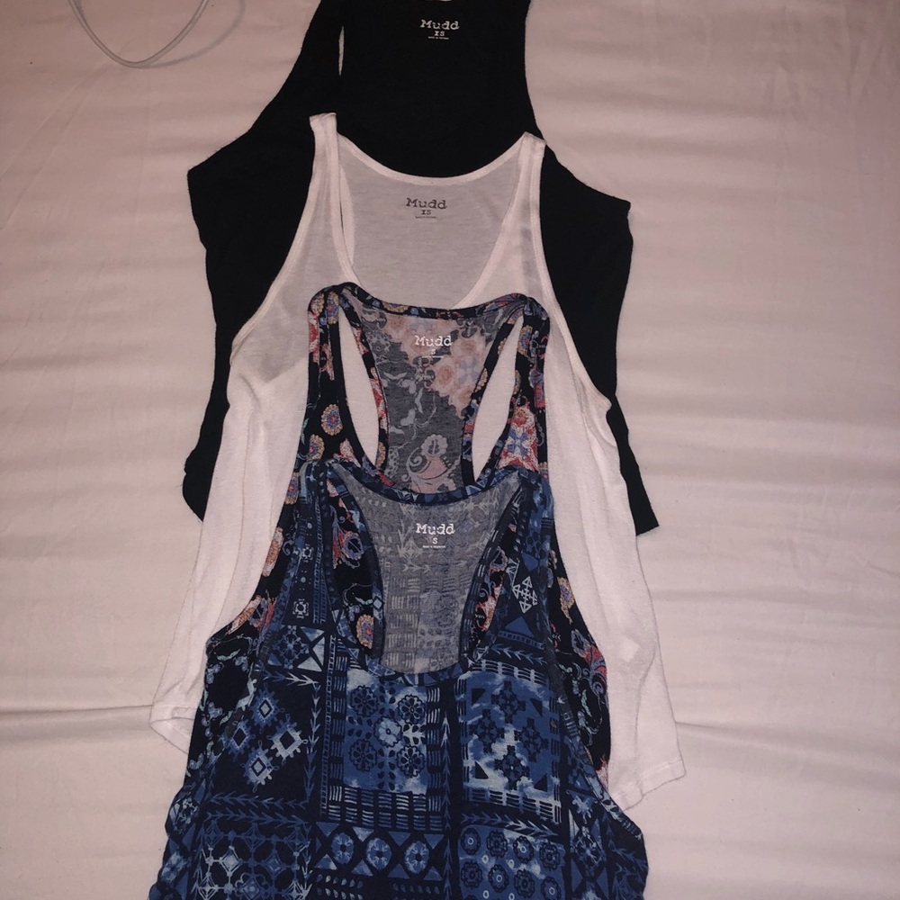 4 Mudd Racerback Tees